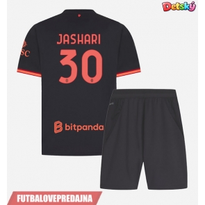 Lacne Dětský Futbalové dres AC Milan Ardon Jashari #30 2026-27 Krátky Rukáv - Tretina (+ trenírky)